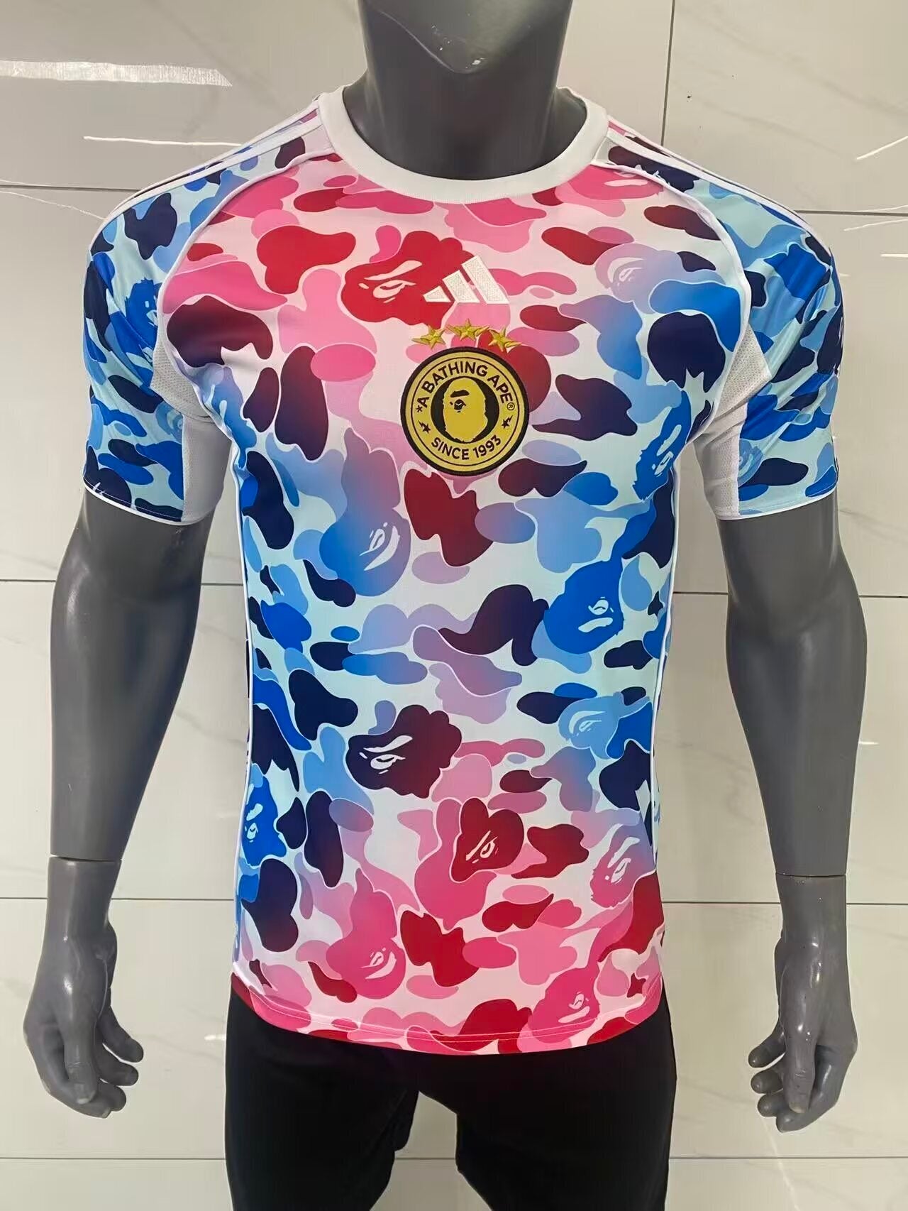 Adidas x BAPE Blue Shock Jersey