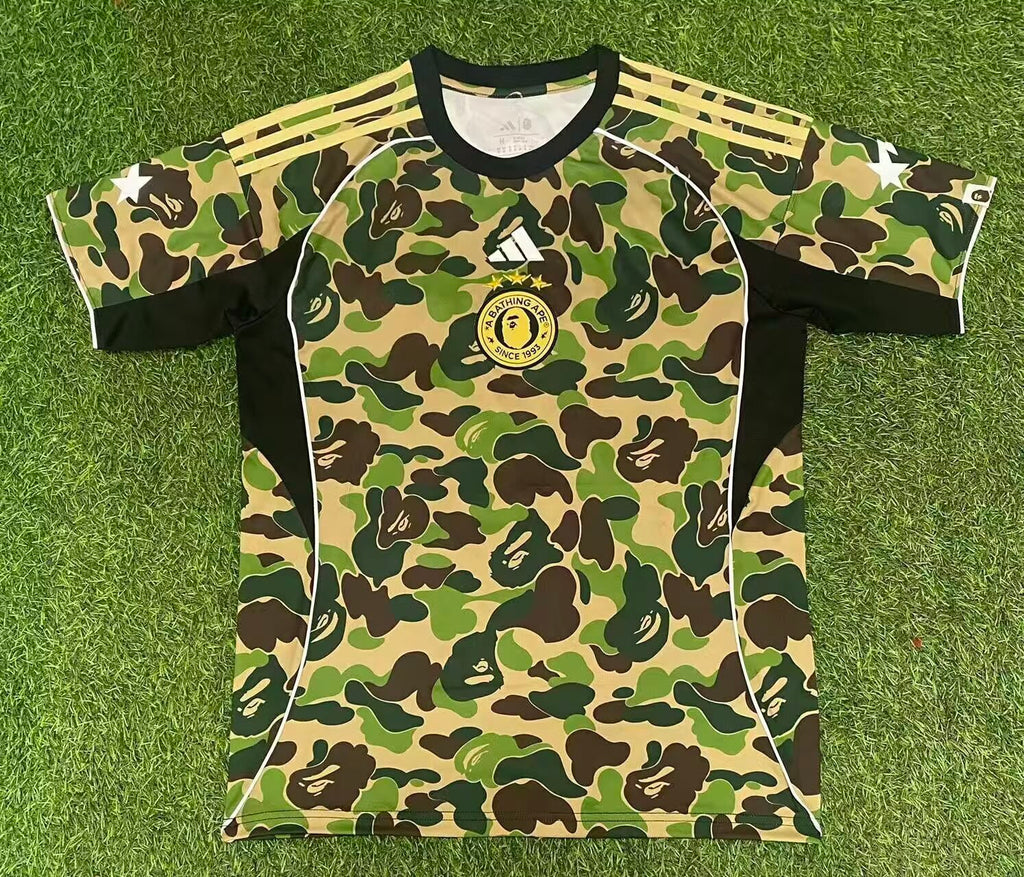 Adidas x BAPE Green Camo Jersey