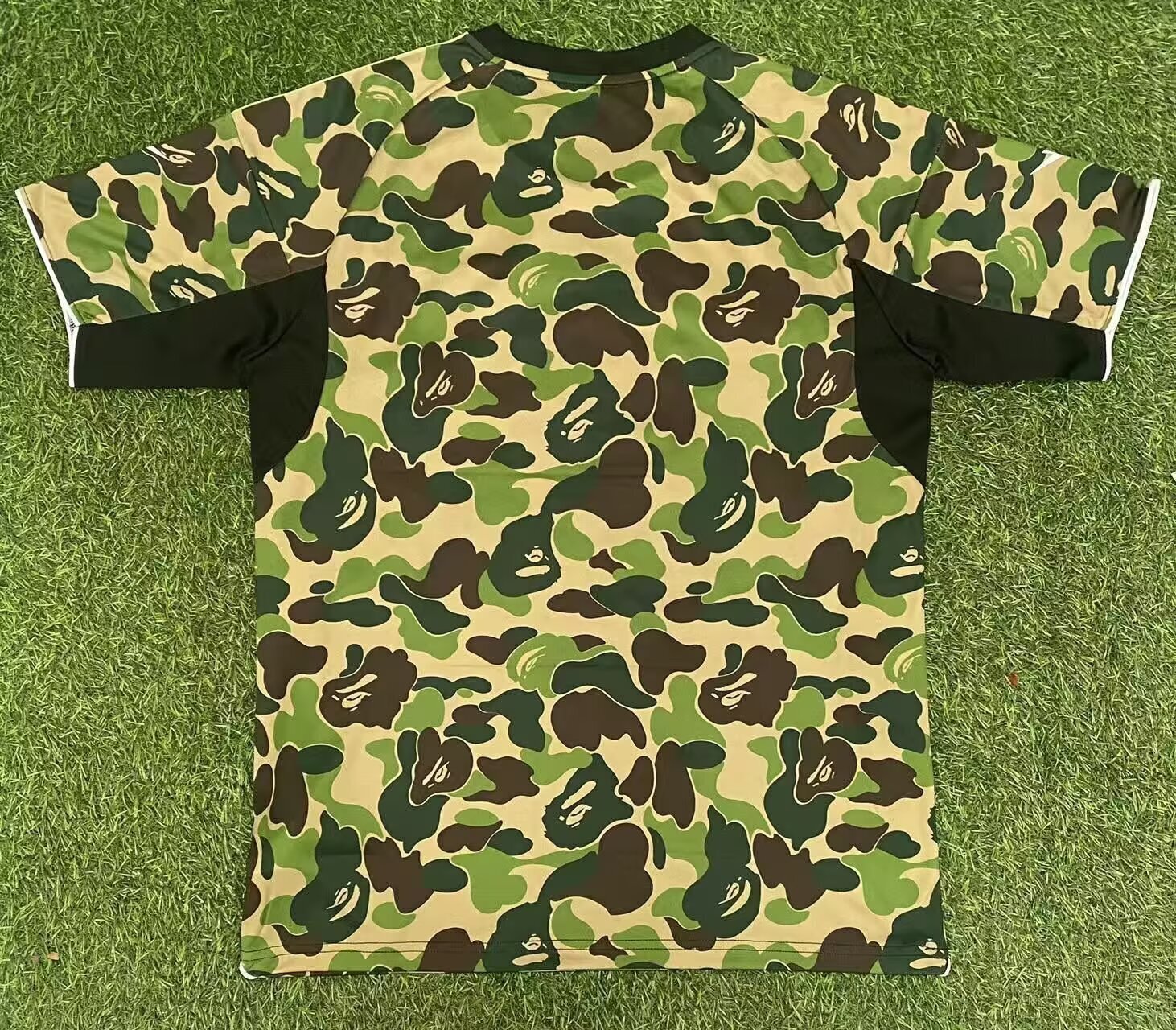 Adidas x BAPE Green Camo Jersey